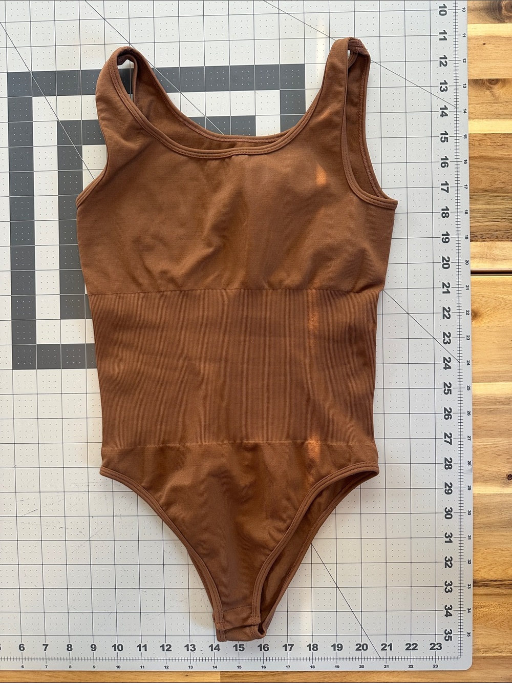 Brown Women's Shapewear Bodysuit - Comfort Support